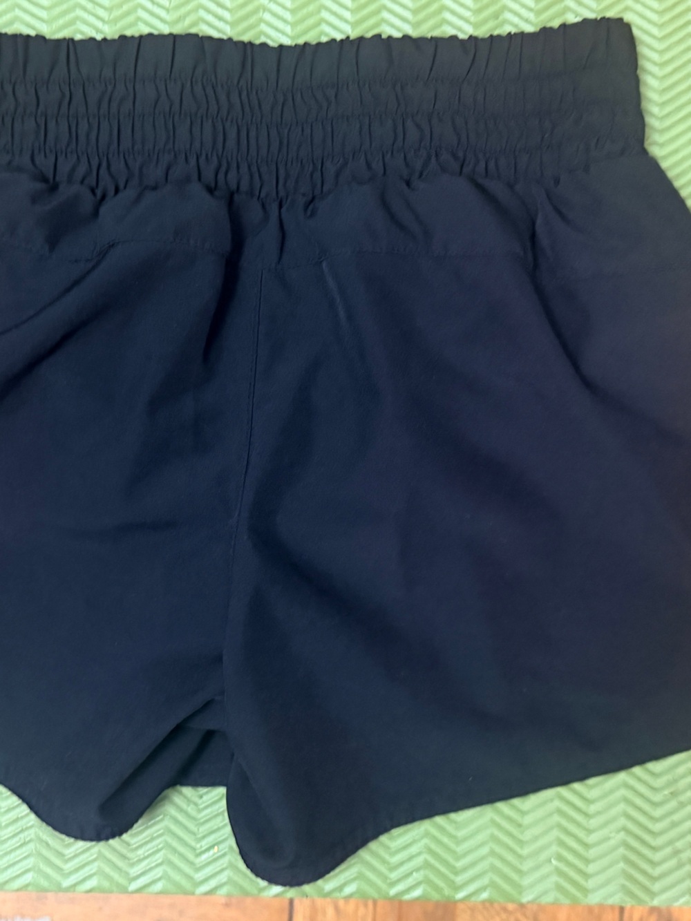 Girls sport black Elastic Waist Shorts